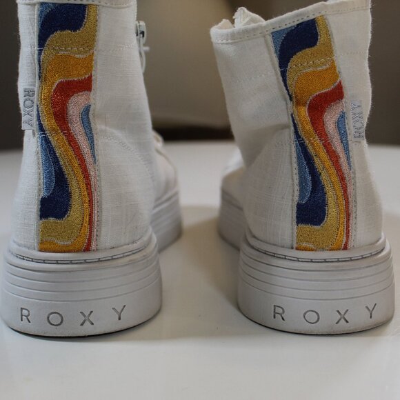 Sneakers-ROXY WOMENS ROXY SHEILAHH 2.0  colorful MID size 9 pre-owned - Picture 1 of 11